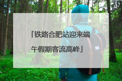 铁路合肥站迎来端午假期客流高峰