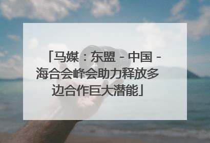 马媒：东盟－中国－海合会峰会助力释放多边合作巨大潜能