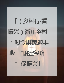 （乡村行·看振兴）浙江乡村：时令果蔬迎丰收 “甜蜜经济”促振兴