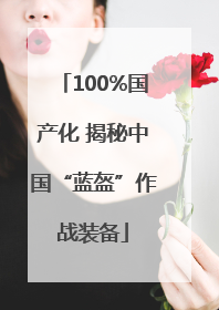 100%国产化 揭秘中国“蓝盔”作战装备