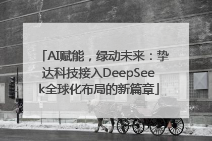AI赋能，绿动未来：挚达科技接入DeepSeek全球化布局的新篇章